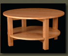 Loescher Round Cherry Coffee Table