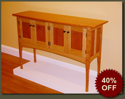 Absolutely lovely in its design, our Redwood Rediscovered Sideboard features three distinctive woods: Old Growth Redwood from our Reclaimed Rheingold Vat Wood collection, Cherry, and Curly Cherry